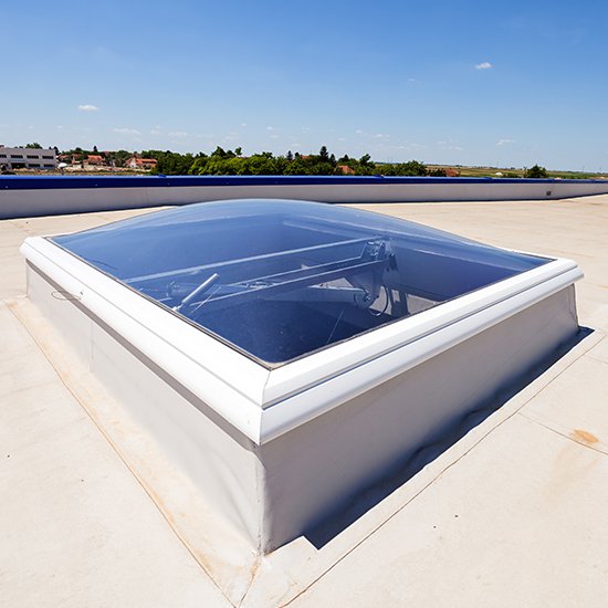 Flat Roof Skylight Installations
